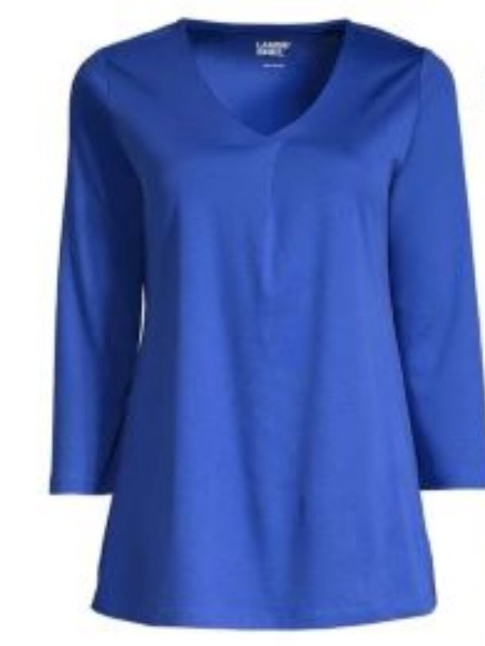 Lands End Supima Blouse EUC